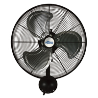 High-Velocity Oscillating Wall Fan, Industrial, 20" Dia., 3 Speeds EA660 | Ontario Safety Product