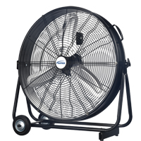 Light Industrial Direct-Drive Slim Drum Fan, 3 Speed, 24" Diameter EA778 | Ontario Safety Product