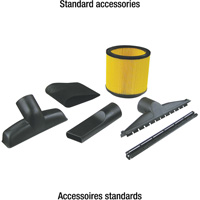 Aspirateur, Secs-humides, 6,5 CV, 16 gal. US (60,6 litres) Ontario Safety Products