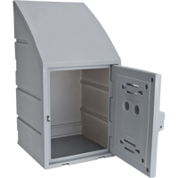 Locker, 15" x 15" x 31", Grey, Assembled Ontario Safety Products
