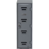 Locker, 12" x 15" x 47", Grey, Assembled FH729 | Ontario Safety Product