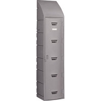 Locker, 15" x 18" x 73", Grey, Assembled FC695 | Ontario Safety Product