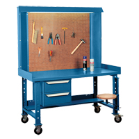 Maxi-Bench Workstation, Steel/Wood Surface, 60" W x 30" D x 76" H FF069 | Ontario Safety Product