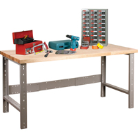 &eacute;tabli pr&eacute;conçu, Dessus & montants seulement, Cap 2500 lb, 72" la x 30" p, 34" h Ontario Safety Products