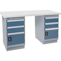 &eacute;tabli pr&eacute;conçu, 72" la x 30" p x 34" h, Capacit&eacute; 2500 lb Ontario Safety Products