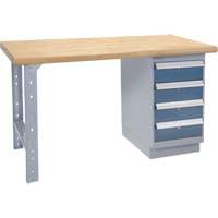 Heavy-Duty Workbench, 1500 lbs. Cap., 72" W x 36" D, 34" H Ontario Safety Products