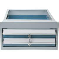 Double-Drawer Workbench, Steel, 18" W x 21" D x 9" H FH674 | Ontario Safety Product
