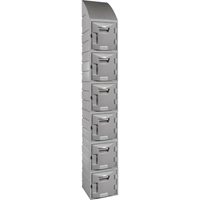 Locker, 12" x 15" x 12", Grey, Assembled FH725 | Ontario Safety Product