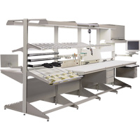 Modular Ergonomic Workstations - Open Wire Shelves FF203 | Ontario Safety Product