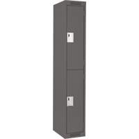 Casiers Clean Line, 2 niveaux, 12" x 18" x 72", Acier, Charbon, Rivet (assembl&eacute;) Ontario Safety Products