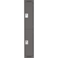 Casiers Clean Line, 2 niveaux, 12" x 18" x 72", Acier, Charbon, Rivet (assembl&eacute;) Ontario Safety Products