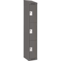 Casiers Clean Line, 3 niveaux, 12" x 18" x 78", Acier, Charbon, Rivet (assembl&eacute;) Ontario Safety Products