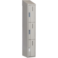 Casiers robustes Concorde, 3 niveaux, 12" x 18" x 78", Acier, Gris, Soud&eacute; (assembl&eacute;) Ontario Safety Products