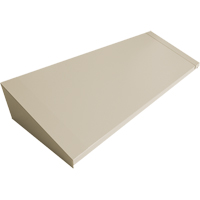 All-Welded Concorde - Heavy-Duty Lockers Sloping Top, 4 Bank, 18" D x 48" W x 6" H, Beige, Steel Ontario Safety Products