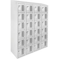 Assembled Clean Line™ Perforated Economy Lockers FL355 | Ontario Safety Product