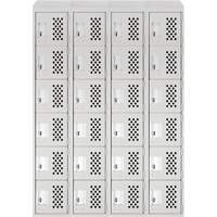Assembled Clean Line™ Perforated Economy Lockers FL355 | Ontario Safety Product