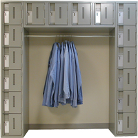 Archettes Concorde Heavy Duty Lockers, 16 -tier, Bank of 3, 18" x 72" x 72", Steel Ontario Safety Products