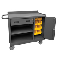 Mobile Bench Cabinet, Steel Surface FL636 | Ontario Safety Product