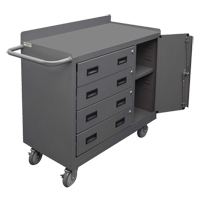 Mobile Bench Cabinet, Steel Surface FL637 | Ontario Safety Product