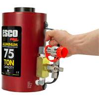 Heavy-Duty Hydraulic Cylinder, 6" Stroke, 75 Ton(s) Capacity, 10000 PSI Ontario Safety Products