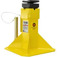 Jack Stands with Adjustable Screw Top Saddle, Locking Pin, 15-1/2" - 20-1/2" H Ontario Safety Products