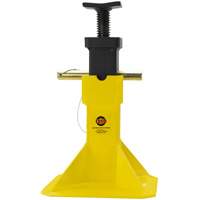 Jack Stands with Adjustable Screw Top Saddle, Locking Pin, 15-1/2" - 20-1/2" H Ontario Safety Products