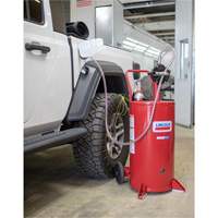 25-Gallon Steel Fuel Caddy with 2-Way Rotary Pump Ontario Safety Products