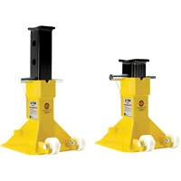 EZ-Wheel Jack Stand, Locking Pin, 22 Tons Capacity, 13-1/2" - 20" H Ontario Safety Products