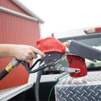 Pistolet de distribution automatique rouge pour essence Ontario Safety Products