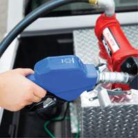 Blue Cold Weather Automatic Diesel Spout Nozzle Ontario Safety Products