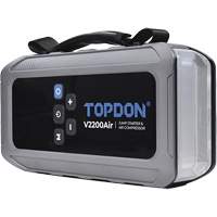 V2200Air 2-en-1: d&eacute;marreur de secours de 1200 A de pointe et gonfleur de pneus Ontario Safety Products