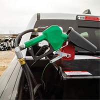 Green Automatic Gasoline Spout Nozzle Ontario Safety Products
