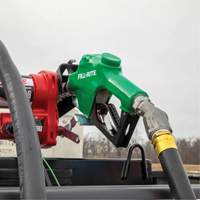 Green Automatic Diesel Spout Nozzle Ontario Safety Products