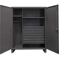 Vestiaire tr&egrave;s robuste, Acier, 48" la x 24" p x 78" h, Gris Ontario Safety Products