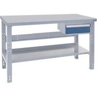 Industrial Duty Workbench, 60" W x 36" D x 34" H, 1000 lbs. Capacity Ontario Safety Products