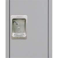 Lockers, 3 -tier, 12" x 18" x 72", Steel, Grey, Knocked Down Ontario Safety Products