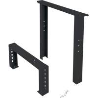 Pattes d'&eacute;tabli pour service industriel, Acier, 24" p x 34" h, Simple Ontario Safety Products