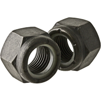 Hex Nut, 5/8" Dia., Black Oxide, Coarse Ontario Safety Products