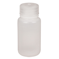 Wide-Mouth Bottles, Round, 2 oz., Plastic Ontario Safety Products