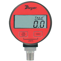 Pressure Gauge, 2-31/50" , 100 psi, Bottom Mount, Digital IA378 | Ontario Safety Product