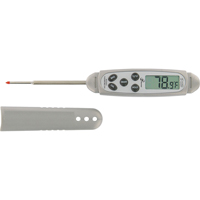 Waterproof Stem Thermometer, Contact, Digital, -40.0-450.0°F (-40.0-230.0°C) Ontario Safety Products