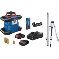 Revolve4000 Connected Self-Leveling Horizontal Rotary Laser Kit, 4000' (1219.2 m), 635 Nm IC596 | Ontario Safety Product