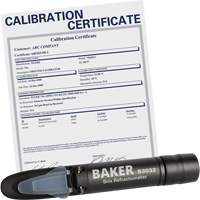 R&eacute;fractom&egrave;tre avec certificat ISO, Analogue (verre-regard)-Num&eacute;rique, Br Ontario Safety Products
