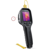 24:1 Spot IR Thermal Imaging Camera with Bullseye Laser & Type K Thermocouple, 160 x 120 pixels, -10° - 45°C (14° - 113°F), 70 mK Ontario Safety Products