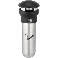 Solutions pour la gestion des m&eacute;gots de cigarettes Infinity, Montage mural, M&eacute;tal, Capacit&eacute; 0,60 gal./0,60 gal. US, Hauteur 18" Ontario Safety Products