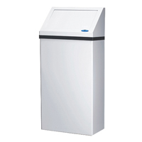 Wall-Mounted Waste Receptacle, Steel, 13.2 US gal. JD051 | Ontario Safety Product