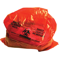 Sure-Guard Bio-Medical Waste Liners, Bio-Hazard, 38" L x 30" W, 2 mil Ontario Safety Products