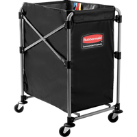 Collapsible X-Cart, Steel, 18" W x 24" D x 34" H, 220 lbs. Capacity JD469 | Ontario Safety Product