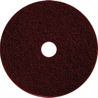 Floor Maintenance Pads, 17", Stripping, Brown Ontario Safety Products