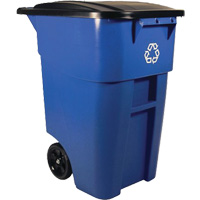 Contenant roulant BRUTE, De bureau, Plastique, 50 gal. US Ontario Safety Products